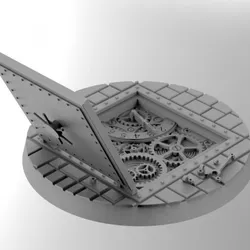 FREE sample 50 mm steampunk vault base