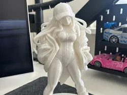 Hypebeast Anime Girl | Trendy Streetwear Statue - Free 3D Print Model