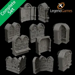 LegendGames Wizards Library Bookcase Set