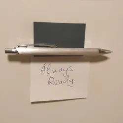Magnet Pen and Paper Holder (Parametrized FreeCAD Source Included)
