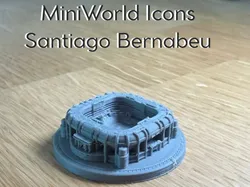 MiniWorld Icons - Santiago Bernabeu - Free 3D Print Model
