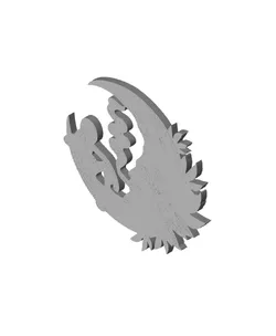 Moon Alien Cannabis Keychain