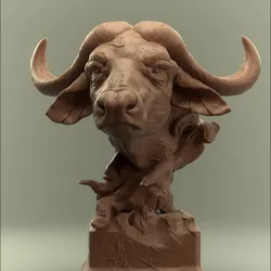 Savanna Bust Buffalo unsupported