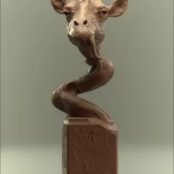 Savanna Bust Giraffe unsupported