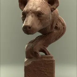 Savanna Bust Hyena unsupported