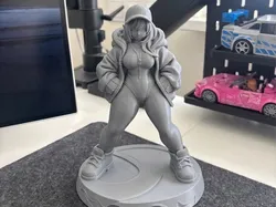 Street Style Girl - Modern Urban Figurine - Free 3D Print Model