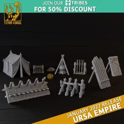 Terrain Set - Ursa Empire - Titan Forge Miniatures January 2022