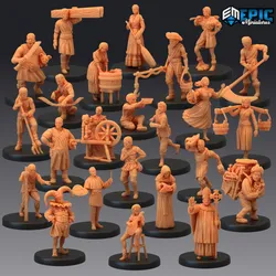 Villager Set 2 / Village NPC / Human Character Collection