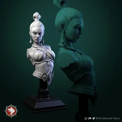 Water master bust pre-supported