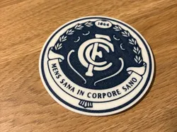 Carlton Football Club Coasters - Free 3D Print Model
