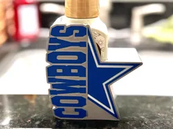 Cowboys Football B&BW Soap Bottle Holder - Free 3D Print Model