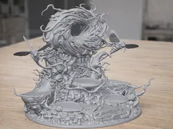 Death Guard display base - Free 3D Print Model