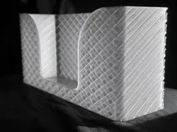 Diamond Pattern Refrigerator Storage Box (infill pattern, adjustable pattern density) - Free 3D Print Model