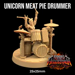 Drummer for Unicorn Meat Pie | PRESUPPORTED | Riders of The Hellstorm