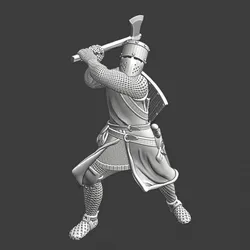 Medieval Danish crusader knight