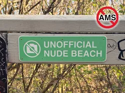 Nude Beach Sign - Free 3D Print Model