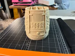 samurai inspired pencil holder - Free 3D Print Model