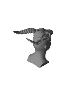 Shaman Skull with Horns