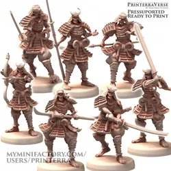 003 JAPAN Undead Samurai Zombie Army Pack with Different Weapons