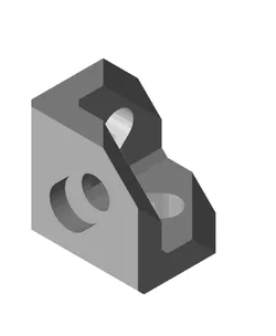 90 Degree Corner Slotted Bracket