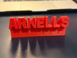 Arkells Band Name - Free 3D Print Model