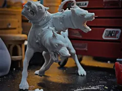 cerberus 3 headed puppy dog greek mythology  - Free 3D Print Model