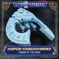 Khopesh Kruiser and Khopesh Kharrier - Star Pharaohs