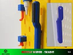 Nozzle wiper - Skadis - Free 3D Print Model
