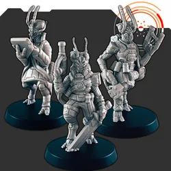 Sci-fi Insectoid Aliens [Support-free]