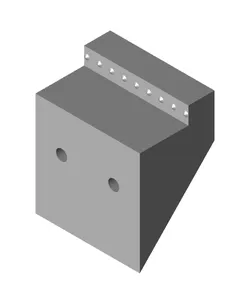 Simple CNC router hold down clamp