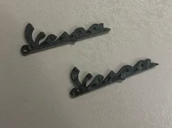 Vespa script keychain - Free 3D Print Model