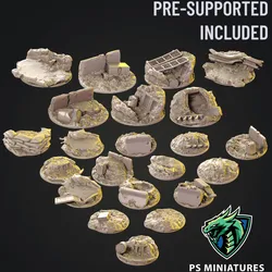 Warzone Bases (Set of 22)
