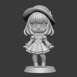 Anime Girl Sculpture