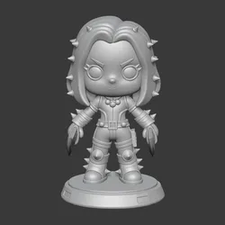 Anime Girl Sculpture