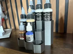 Archive X Paint Bottle Stand - Free 3D Print Model