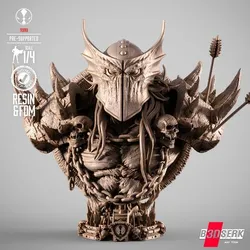 B3DSERK DARK AGE SPAWN PORTRAIT BUST READY FOR PRINTING