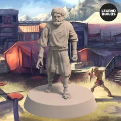 Civilians of Ago Cadmus, City of Eros – Pose 1 – 3D printable miniature