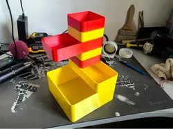 Customizable Infinitely Stackable Box - Free 3D Print Model