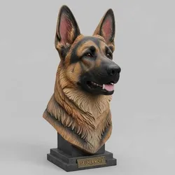 German Shepherd Bust