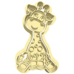 Giraffe cookie cutter Giraffe cookie cutter fondant cookies