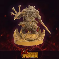 Ironpelt Dwarf Barbarian - Sword & Shield