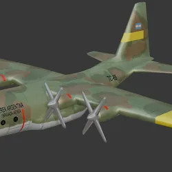 Lockheed C-130 Hercules 3D Model