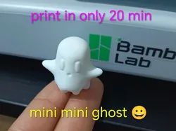 mini ghost/ghost - Free 3D Print Model