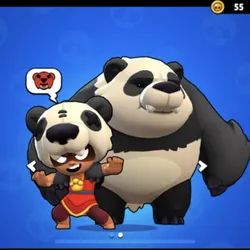 Nita de Brawl Stars con el oso + Soporte