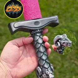 Pool Noodle Sword - Ram's Head