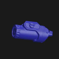 SIG SAUER FOXTROT 2R FLASHLIGHT FOXTROT2R - Firearm Mounted Light - REAL SIZE 3D SCAN - HIGH QUALITY