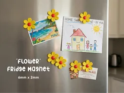 "Sunny Flower" Fridge Magnet - Free 3D Print Model