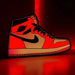 Air Jordan Nike Sneaker Lightbox print model 3D print model