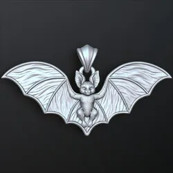 Bat Pendant 3D print model