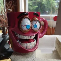 coffee mug, pocket organizer, pencil cup